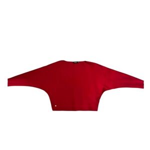 Lauren Ralph Lauren Cozy Comfy Textured Vibrant Red Sweater Size XL Extra Large